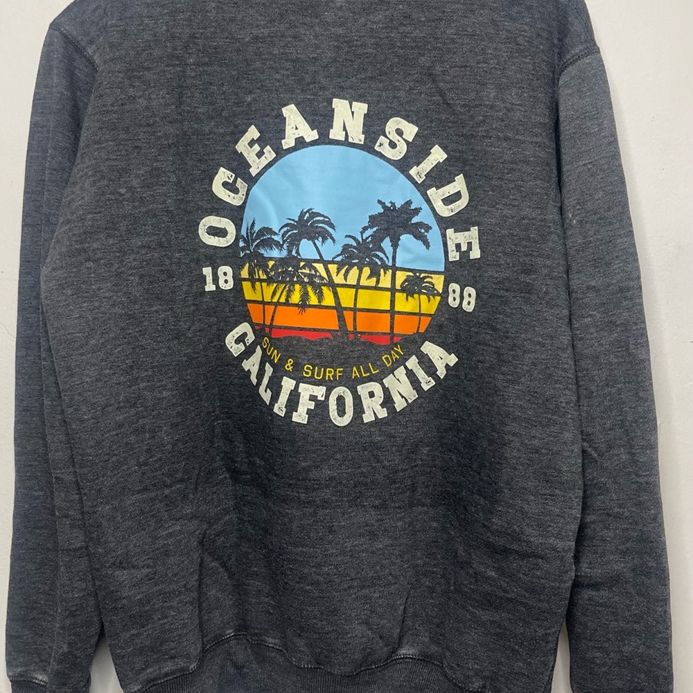 U.S Vintage Grey “Oceanside” Sweatshirt
